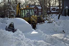 Snow storm cleanup