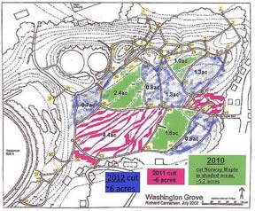 Washington Grove Map