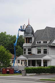 Victorian house roof repair