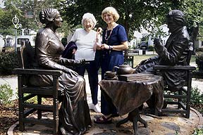 Susan B. Anthony and Frederick Douglass Sculpture