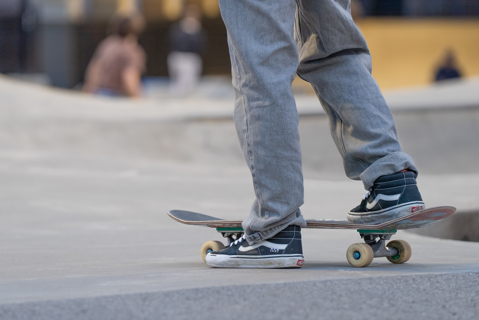 Photo of someone skateboarding at ROC City Skatepark.