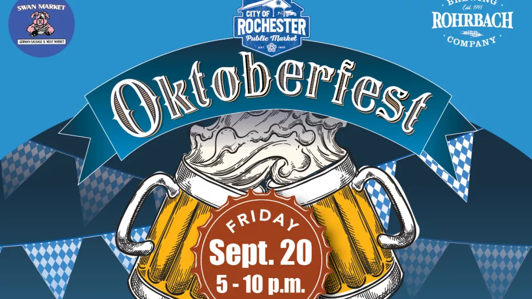 Flier for Oktoberfest at Rochester Public Market