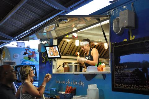 Food Truck Rodeos at the Market bring music as well as mobile mangia to the Market 