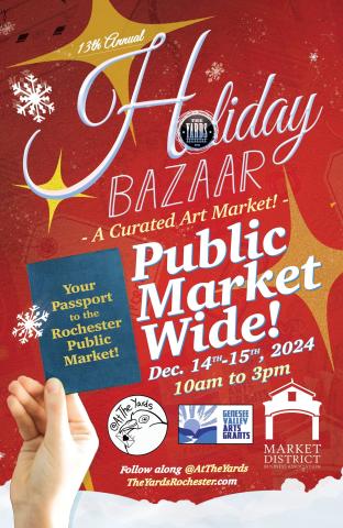 Market District Art Bazaar 2024 flyer