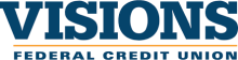 Logo for Visions Federal Credit Union.