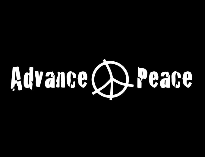 Graphic logo for Advance Peace.