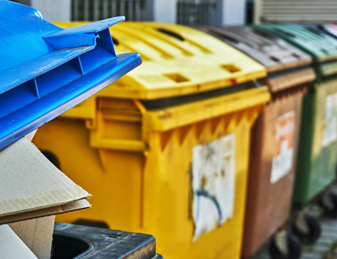 Photo of dumpsters.