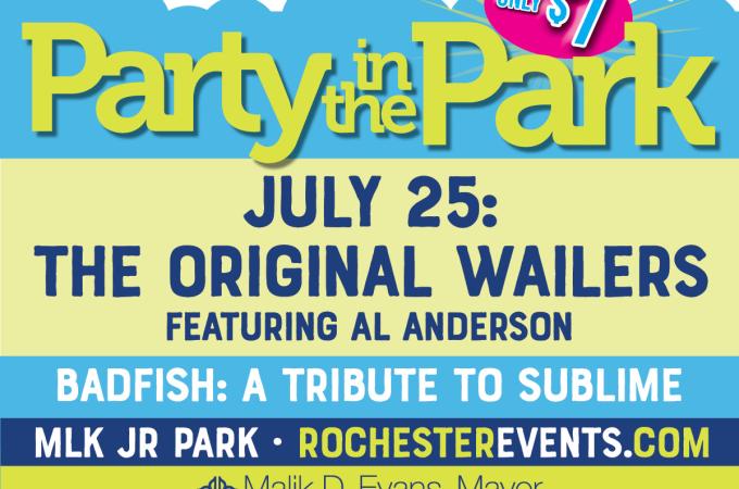 Graphic for Party in the Park.