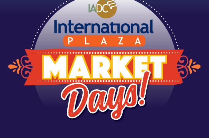 Web graphic for Market Days at the International Plaza