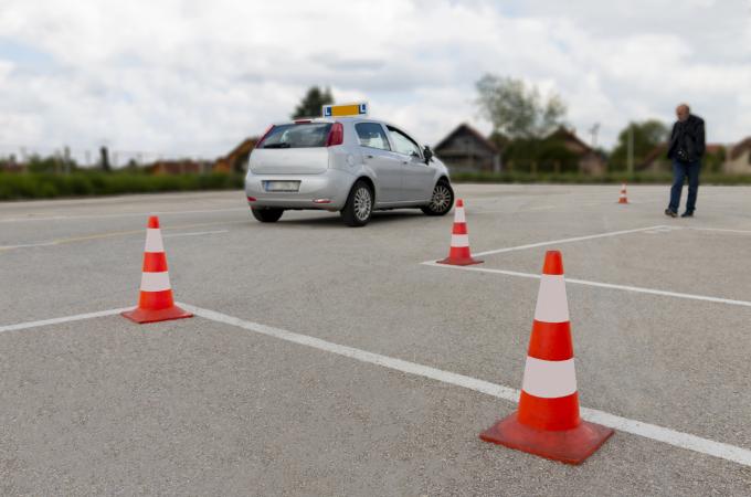 A Getty Images photo of a safe driver class.