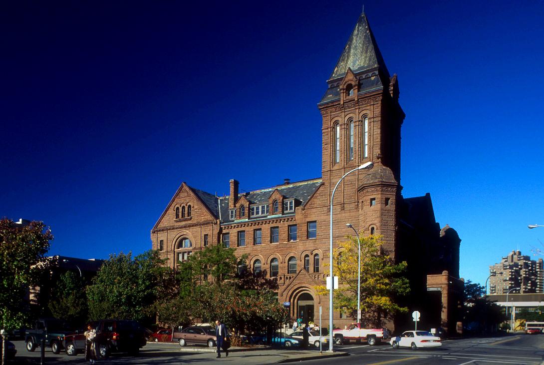 Exterior photo of Rochester City Hall.