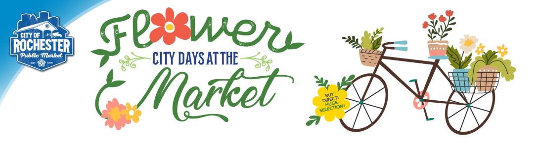 Web banner graphic for Flower City Days.