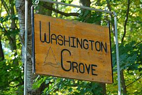 Photo of Washington Grove Sign