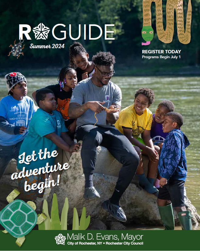 Photo of the cover of Rochester's Summer 2024 R-Guide