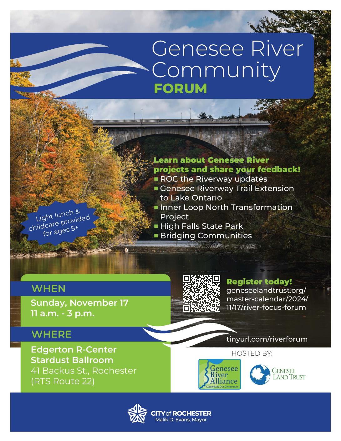 Community River Forum Flier